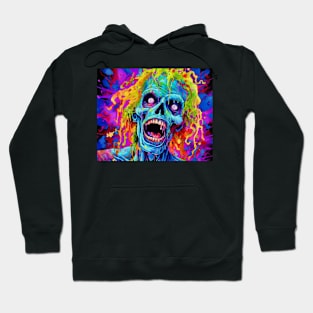 The Vibrant Undead, Pop Art Zombies, Halloween Zombie Hoodie